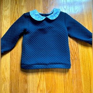 Peter Pan collar comfortable toddler sweater